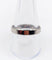 Bague 61 Alliance en palladium finement travaillée, taille 61 58 Facettes A07024