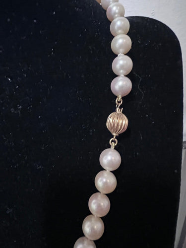 Collier Collier choker - 49 perles Akoya et fermoir en or jaune 18K 58 Facettes 944