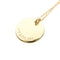 Collier Tiffany & Co. - Collier pendentif Letter Disc en or jaune 18K 58 Facettes tvg2iyp7ie