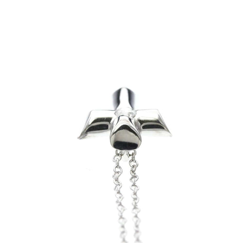 Collier Tiffany & Co. Étoile - Collier pendentif croix en or blanc et diamants 58 Facettes rp76x1hkwr