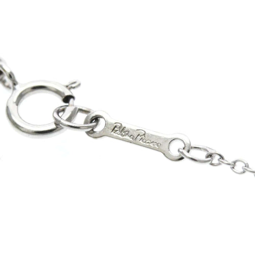 Collier Tiffany & Co. Étoile - Collier pendentif croix en or blanc et diamants 58 Facettes rp76x1hkwr