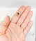 Bague 53.5 Bague Art déco en or 18k, verre rouge et diamants 58 Facettes A07134