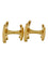 Boutons de manchette Hermès - Boutons de manchette en or jaune 18K 58 Facettes 1958