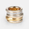 Bague 50 Pomellato Tubolare - Bague en or jaune, or blanc et diamants 58 Facettes 240