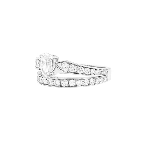 Bague 53 Chaumet Joséphine Diadème - Bague en or blanc et diamants 58 Facettes 35712