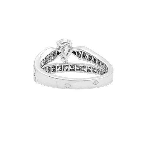 Bague 53 Chaumet Joséphine Diadème - Bague en or blanc et diamants 58 Facettes 35712