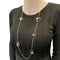 Collier Boucheron Nuri - Sautoir en or rose, saphirs, tsavorites et diamants 58 Facettes 35702