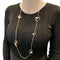 Collier Boucheron Nuri - Sautoir en or rose, saphirs, tsavorites et diamants 58 Facettes 35702