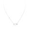 Collier Messika Move Uno Pavé - Collier en or blanc et diamants 58 Facettes 35705