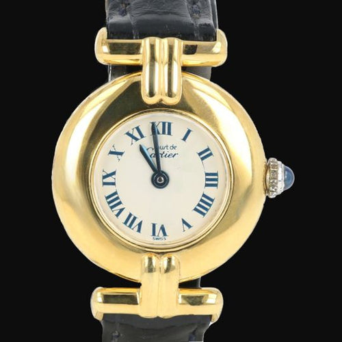 Montre Cartier Tank Vermeil - Montre en plaqué or 58 Facettes MT42586