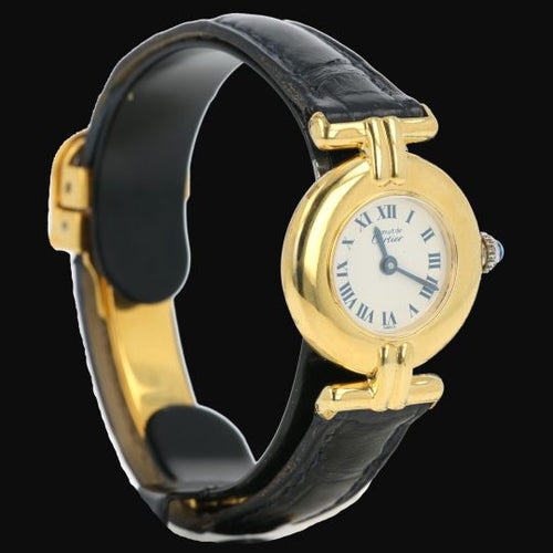 Montre Cartier Tank Vermeil - Montre en plaqué or 58 Facettes MT42586