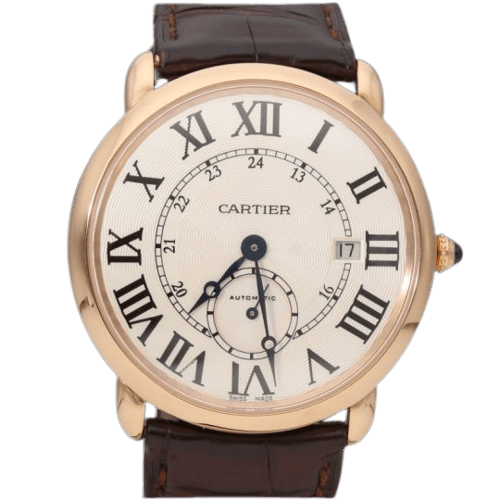 Montre Cartier Ronde Louis Cartier - Montre en or rose 58 Facettes MT46774