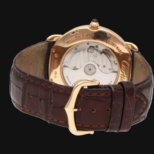 Montre Cartier - Montre Ronde Solo en or rose 58 Facettes MT46774