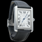 Montre Cartier Tank Solo XL - Montre automatique en acier 58 Facettes MT46790