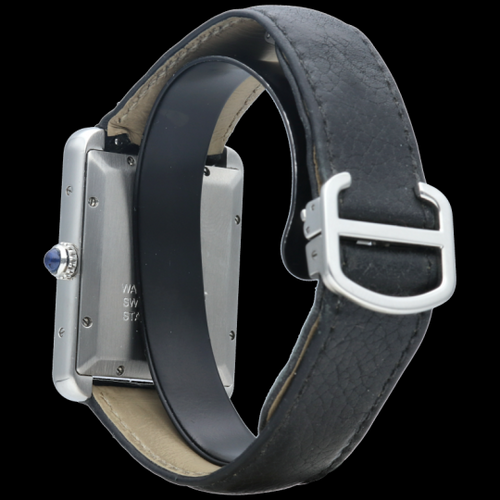 Montre Cartier Tank Solo XL - Montre automatique en acier 58 Facettes MT46790