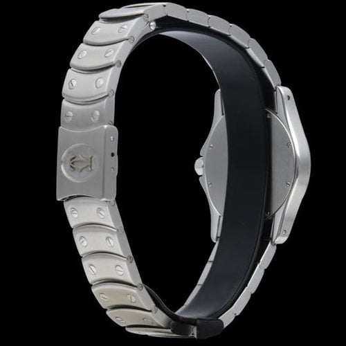 Montre Cartier Santos Ronde - Montre en acier 58 Facettes MT46796
