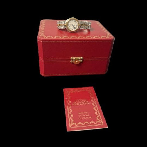 Montre Cartier Cougar - Montre en or jaune et acier 58 Facettes MT46800