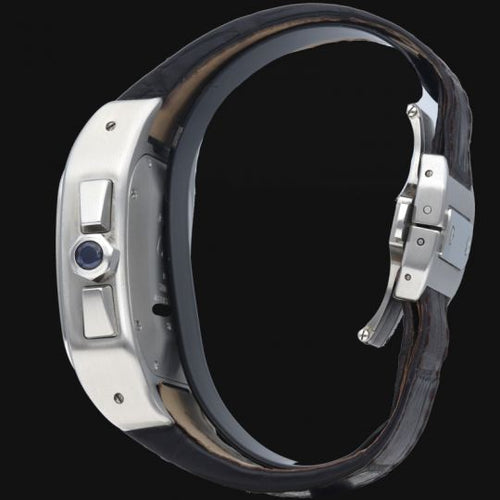 Montre Cartier Santos 100 - Montre en acier 58 Facettes MT46809