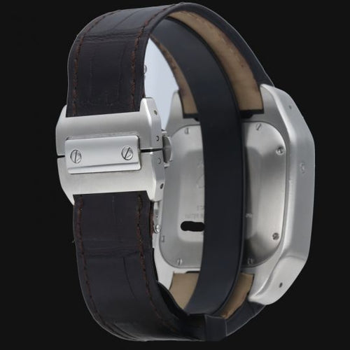 Montre Cartier Santos 100 - Montre en acier 58 Facettes MT46809