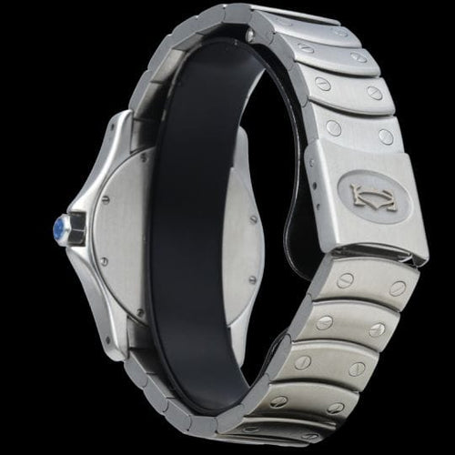 Montre Cartier Santos Ronde - Montre en acier 58 Facettes MT46816