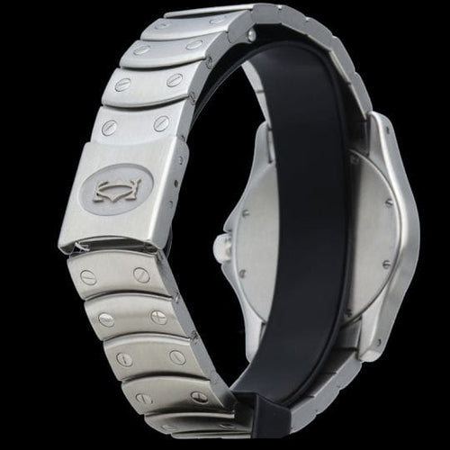Montre Cartier Santos Ronde - Montre en acier 58 Facettes MT46816