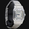 Montre Cartier Santos Galbée - Montre PM en acier 58 Facettes MT46676