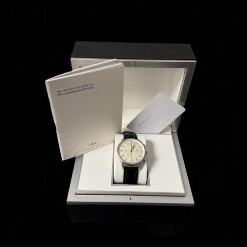 Montre IWC Portuguese - Montre Chronograph en acier 58 Facettes MT46822