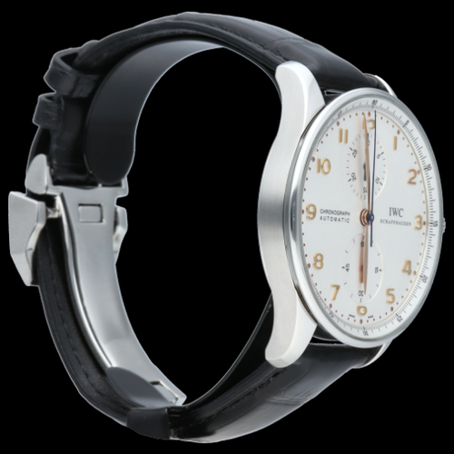 Montre IWC Portuguese - Montre Chronograph en acier 58 Facettes MT46822