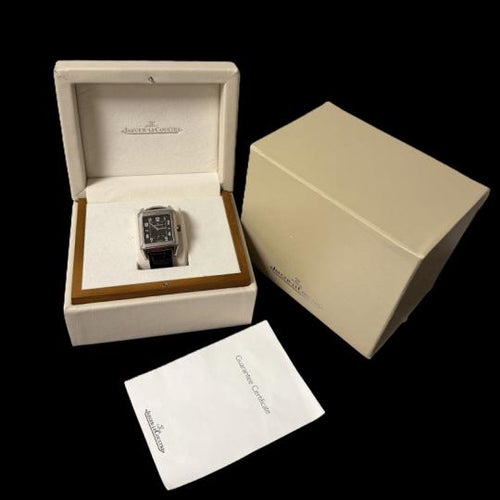 Montre Jaeger-LeCoultre Reverso Squadra Hometime - Montre en acier 58 Facettes MT46825