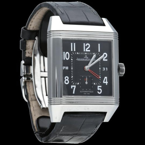 Montre Jaeger-LeCoultre Reverso Squadra Hometime - Montre en acier 58 Facettes MT46825