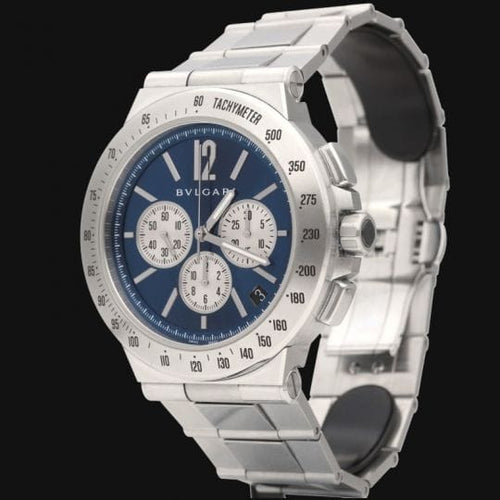 Montre Bulgari Diagono - Montre en acier 58 Facettes MT46064