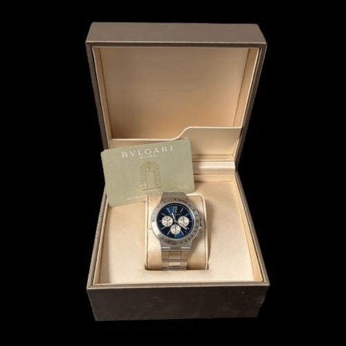 Montre Bulgari Diagono - Montre en acier 58 Facettes MT46064