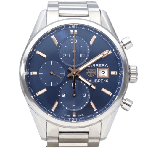 Montre TAG Heuer Carrera - Montre Calibre 16 en acier 58 Facettes MT46506