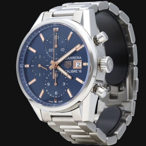 Montre TAG Heuer Carrera - Montre Calibre 16 en acier 58 Facettes MT46506