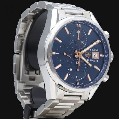 Montre TAG Heuer Carrera - Montre Calibre 16 en acier 58 Facettes MT46506