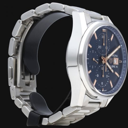 Montre TAG Heuer Carrera - Montre Calibre 16 en acier 58 Facettes MT46506