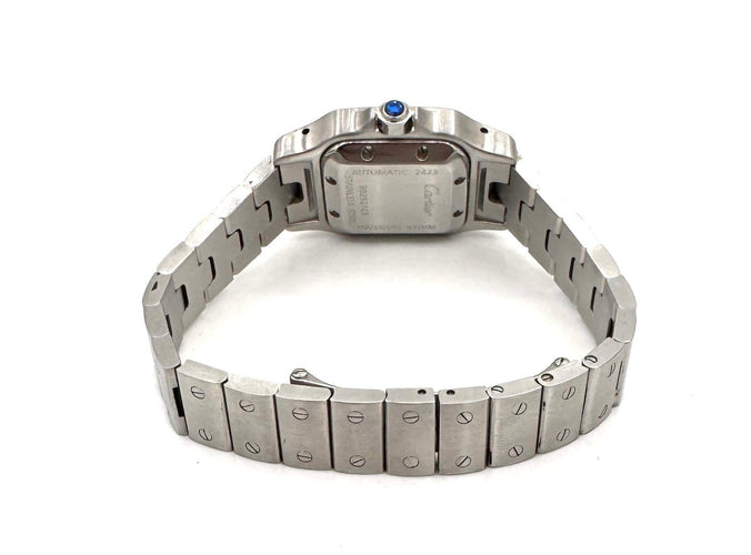 Montre Cartier Santos Galbée - Montre dame automatique en acier 58 Facettes 260049
