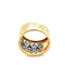 Bague 54 Mario Buccellati - Bague vintage en or jaune, or blanc et diamants 58 Facettes