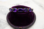 Bracelet Bracelet rivière en or 14 carats et imitations améthyste 58 Facettes 11436