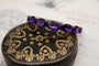 Bracelet Bracelet rivière en or 14 carats et imitations améthyste 58 Facettes 11436