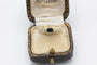 Bague 58 Bague vintage française en or jaune, saphir et diamants 58 Facettes 12078
