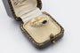 Bague 58 Bague vintage française en or jaune, saphir et diamants 58 Facettes 12078