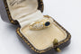 Bague 58 Bague vintage française en or jaune, saphir et diamants 58 Facettes 12078