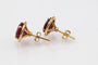 Boucles d'oreilles Boucles d'oreilles en or rose avec tourmalines et diamants 58 Facettes 12189