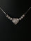 Collier Collier cœur en or blanc 18K et diamants 58 Facettes 269