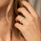 Bague 53 Eternity - Bague en or blanc et diamants 58 Facettes