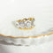 Bague 52 Bague en or jaune et blanc avec diamants 58 Facettes