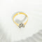 Bague 59 Solitaire - Bague en or jaune et diamant 0,50 ct 58 Facettes