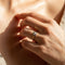 Bague 59 Solitaire - Bague en or jaune et diamant 0,50 ct 58 Facettes