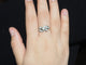 Bague 54 Bague ancienne Art nouveau en or bicolore 18 ct et diamants 58 Facettes 33322